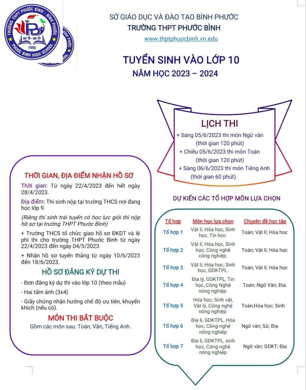 Tuyển sinh lớp 10